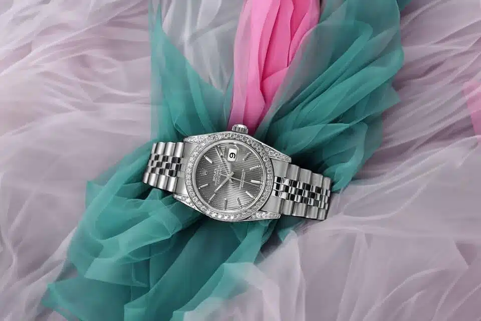 Rolex Datejust 31 Grey Index Dial Stainless Steel Diamond Ladies Watch 68274 – image 4