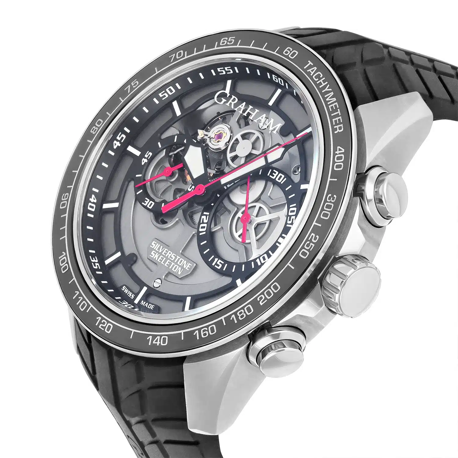 Graham Silverstone RS Skeleton Red Automatic Men's Limited Edition Watch 2STAC1.B01A.K89F – image 3