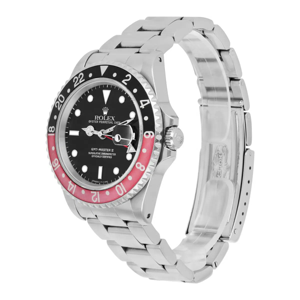 Rolex GMT-Master 40mm COKE Black Stainless Steel Watch Black/Red 16710 Year 1995 – image 4