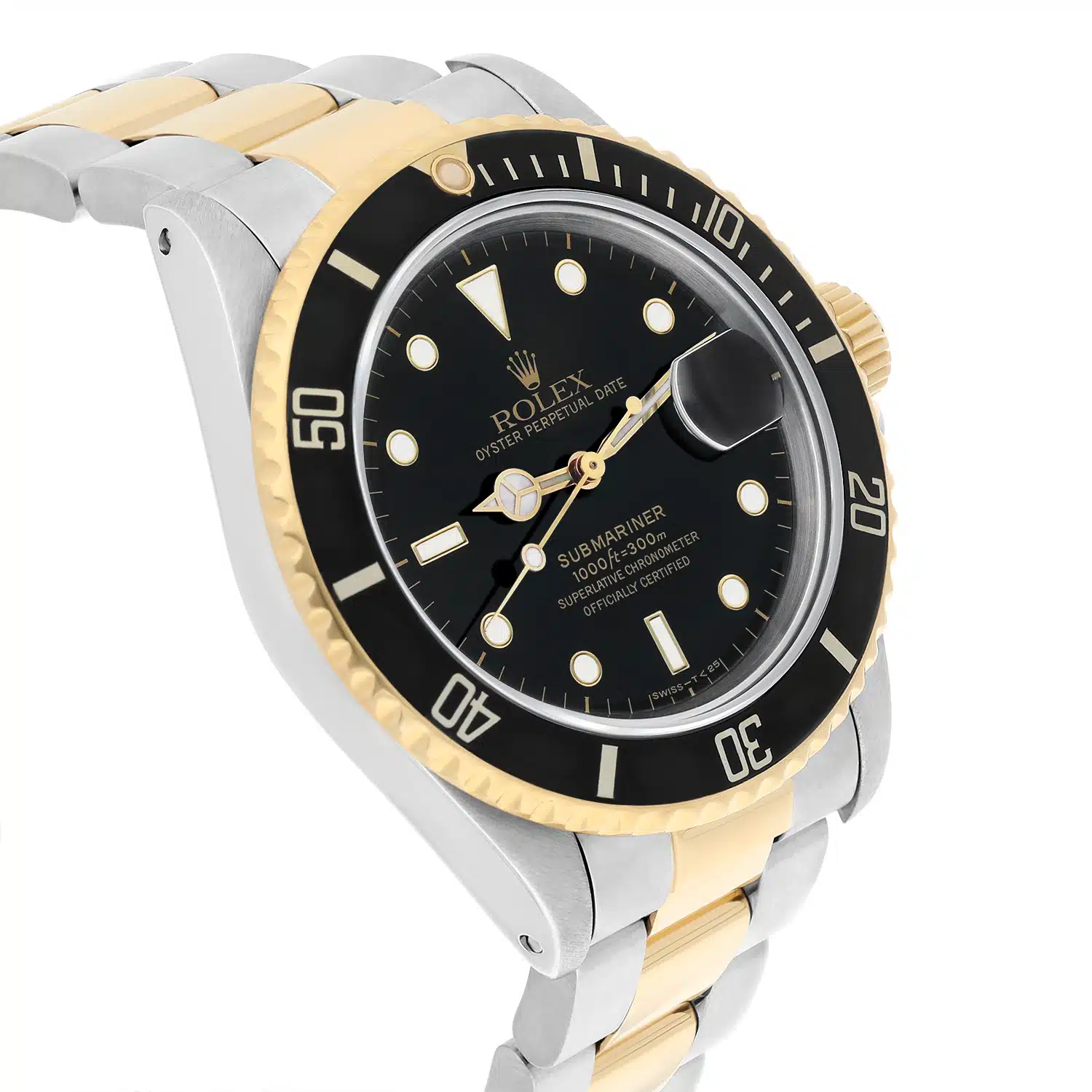Rolex Submariner 40mm 2tone Yellow Gold/Stainless Steel Watch 16803 Circa 1987 – image 3