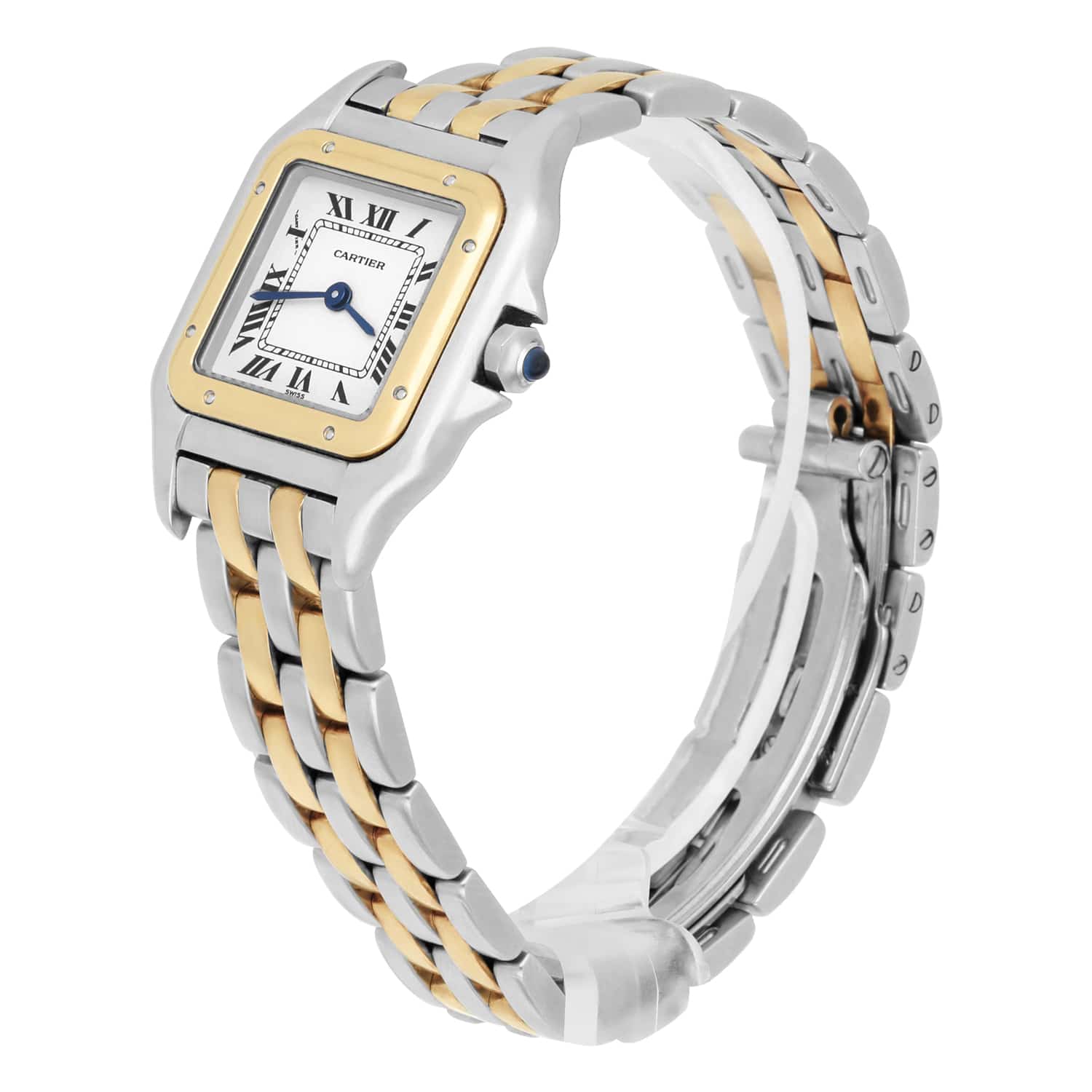 Cartier Panthère W25029b6 Ladies 18k Yellow Gold And Stainless Steel Quartz