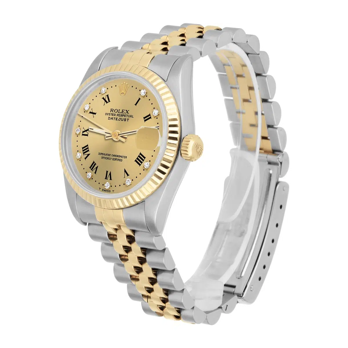 Rolex Datejust 31mm 68273 Champagne Dial Stainless Steel/Yellow Gold Watch Circa 1993 – image 4