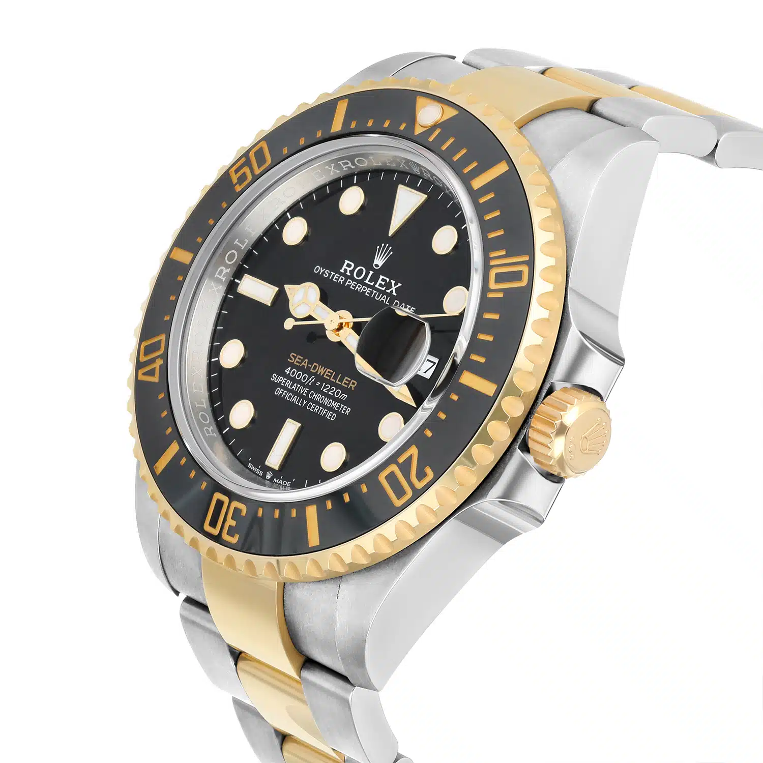 Rolex Sea-Dweller 126603 Stainless Steel with Yellow Gold Watch ( Black Dial ) – image 4