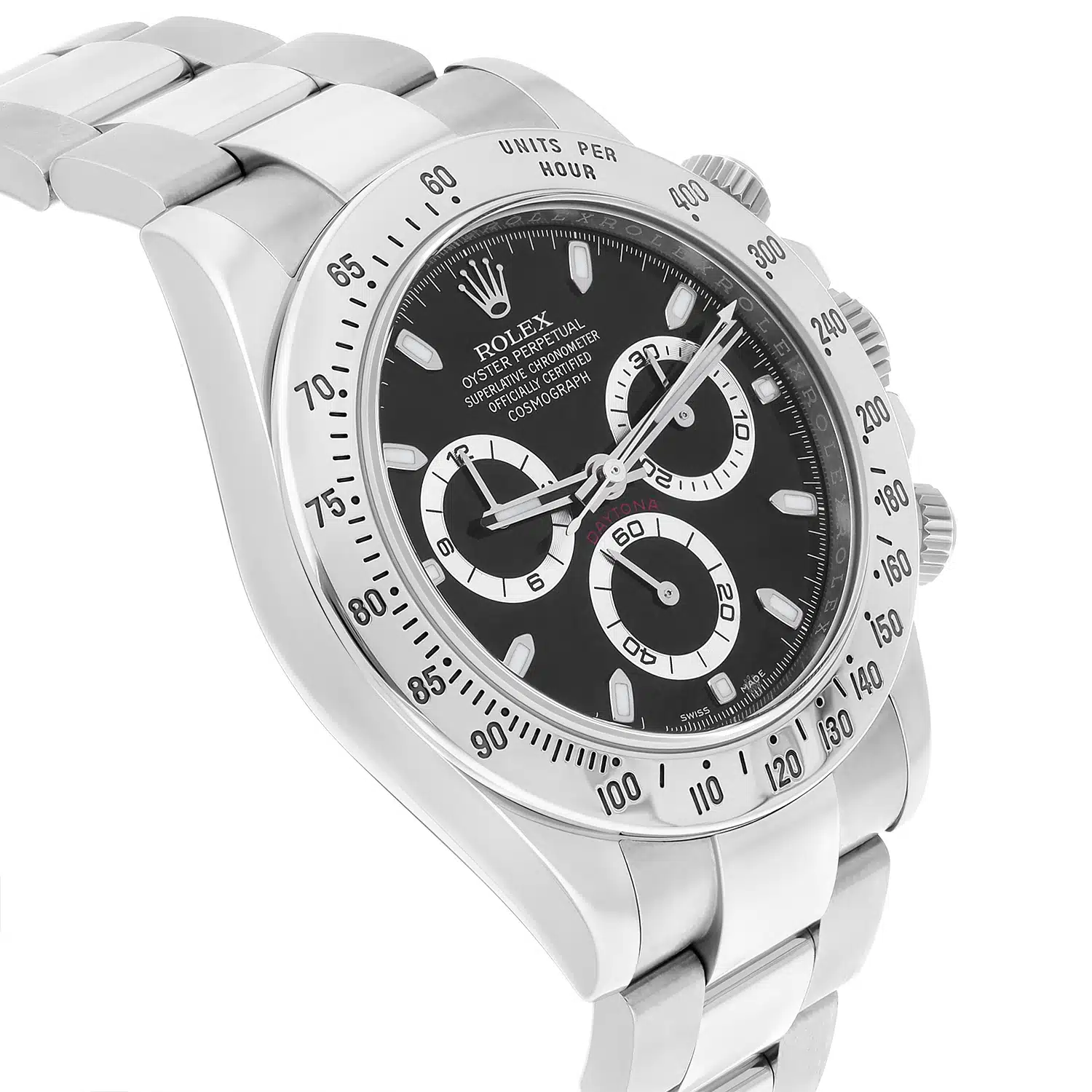 Rolex Cosmograph Daytona 40mm 116520 Black Dial Stainless Steel Men's Watch – image 4