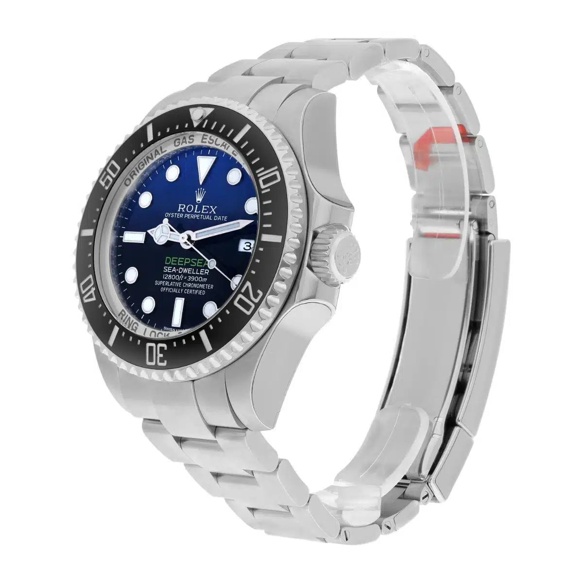 Rolex DeepSea Sea-Dweller 44mm 116660D Stainless Steel Watch Black & Blue Dial James Cameron – image 4