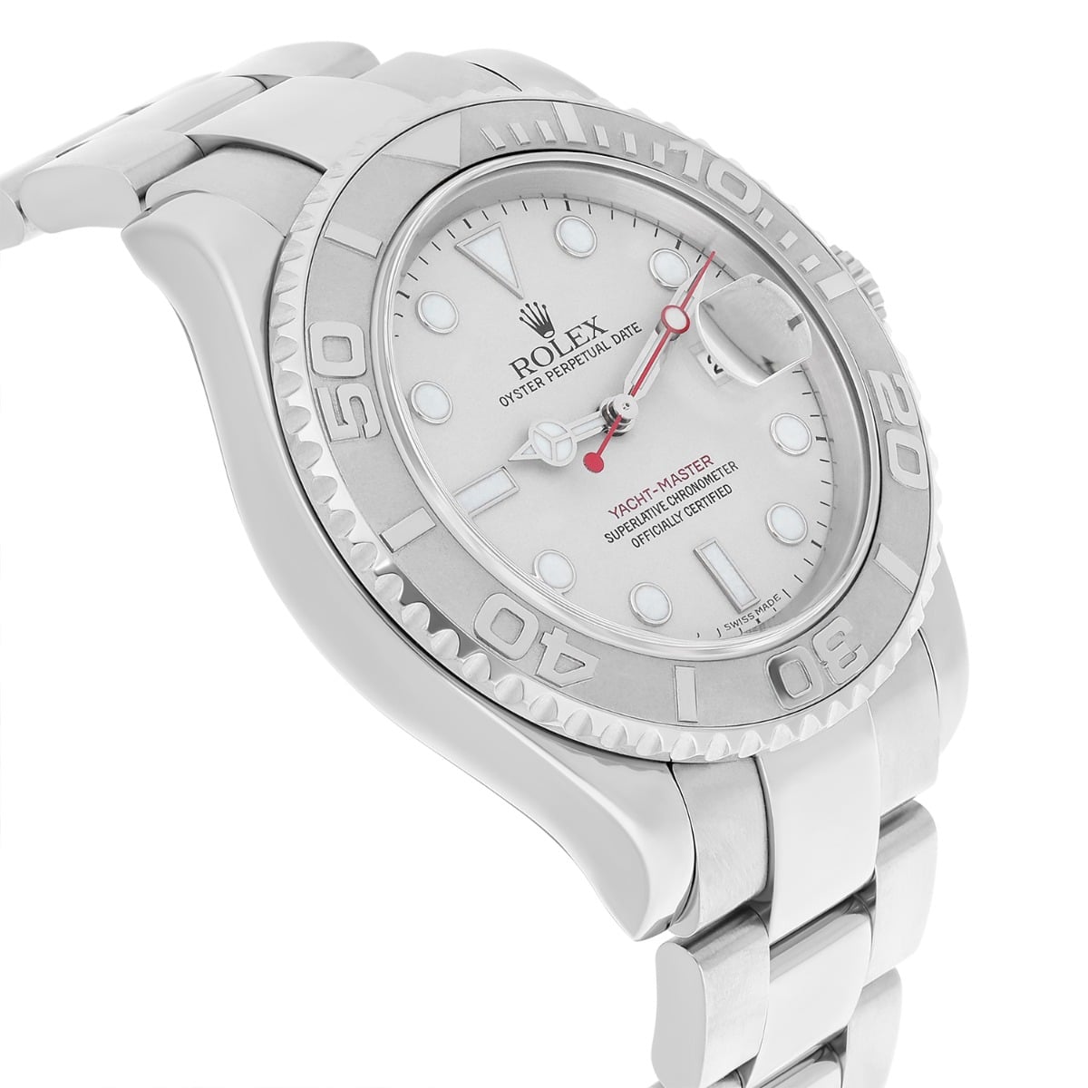 Rolex Yacht-Master 40mm Platinum Bezel Automatic Oyster Watch 16622 A Series