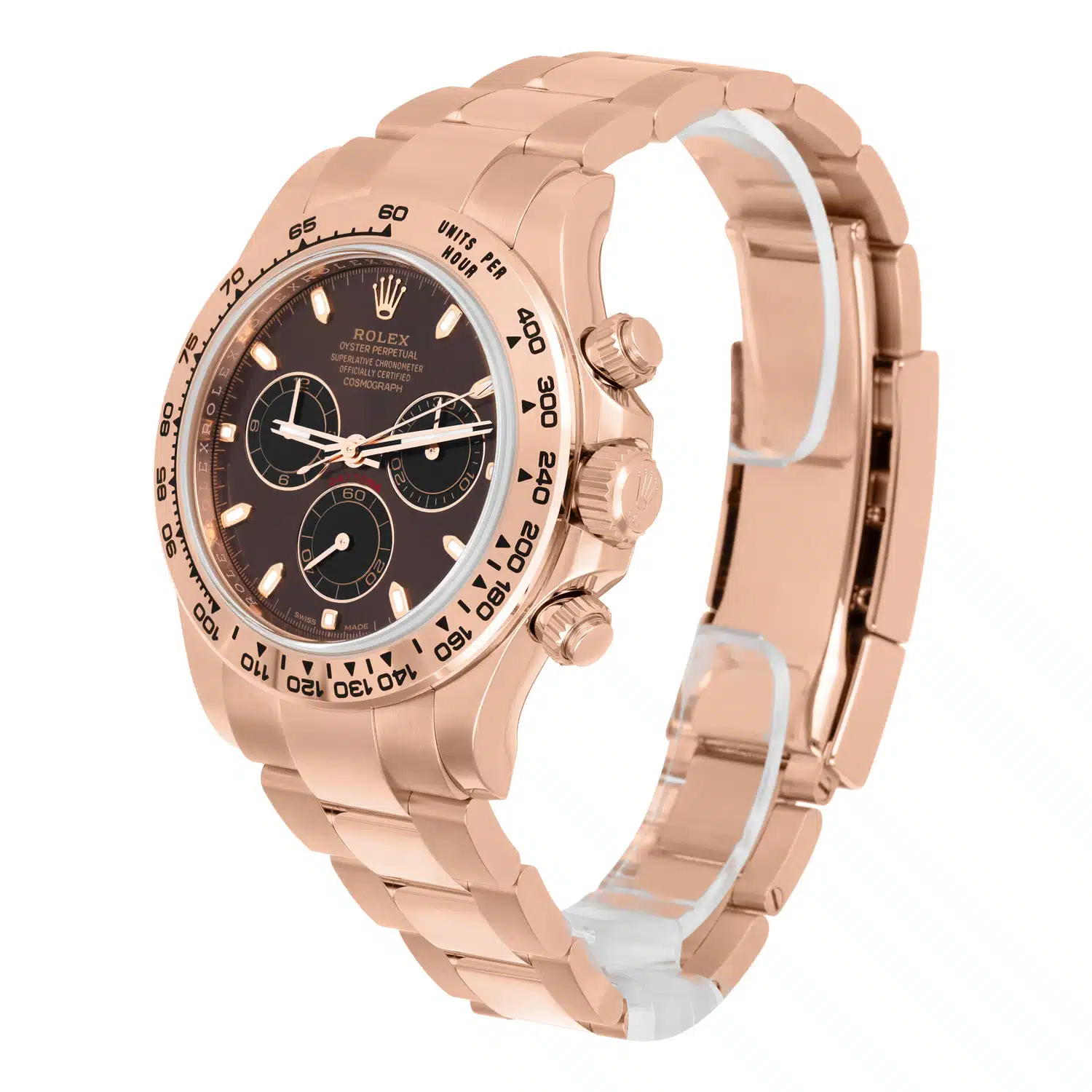 Rolex Cosmograph Daytona 116505 18K Rose Gold Watch Chocolate Dial Mint 2022 – image 3