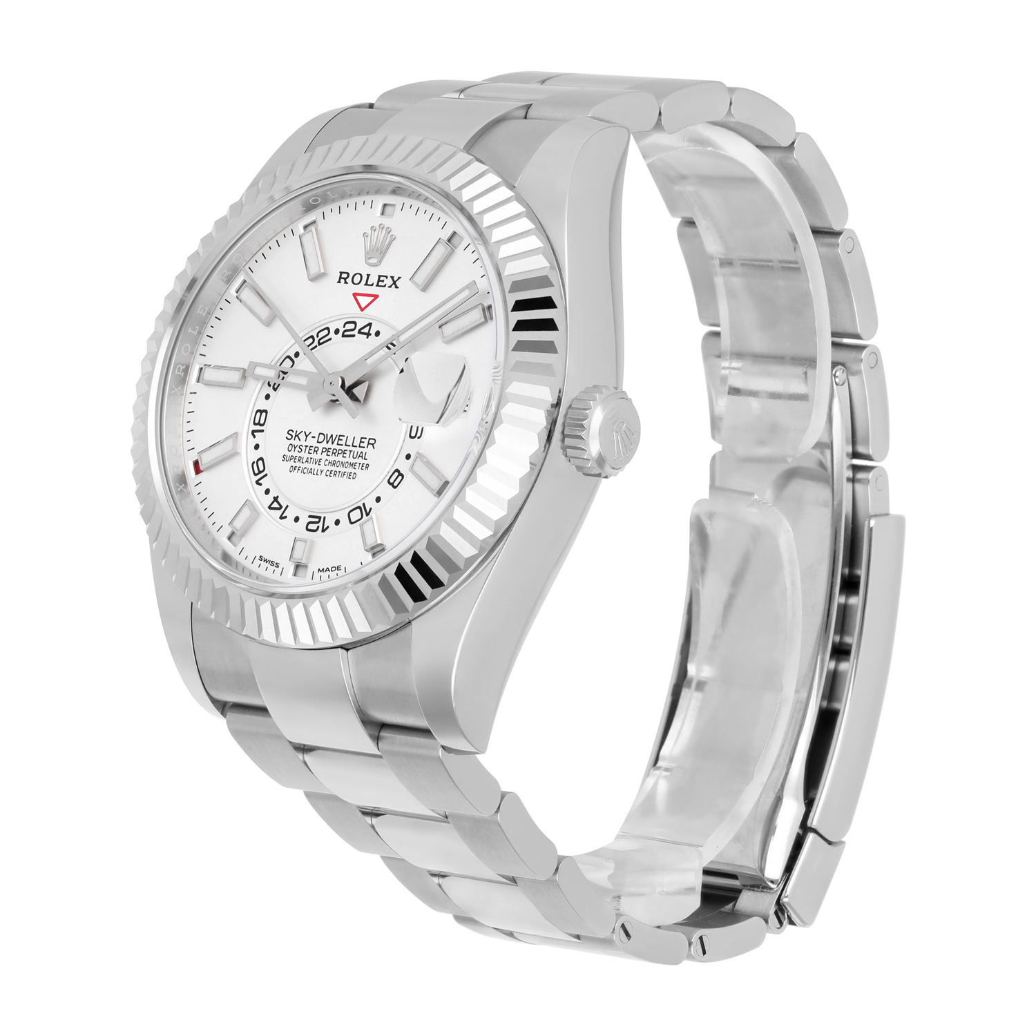 Rolex Sky-Dweller 326934-0001 White Dial Stainless Steel Oyster Unworn 2023