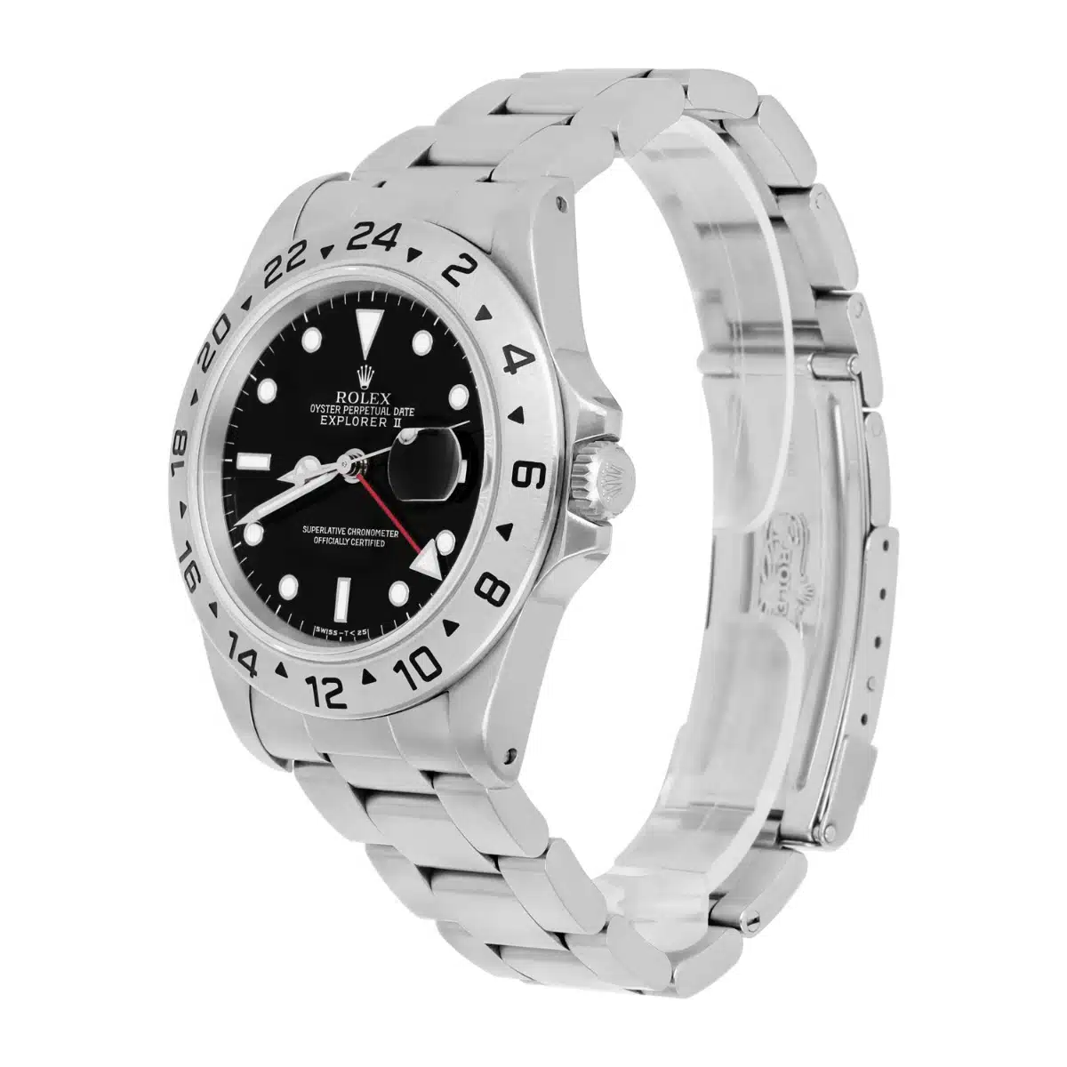 Rolex Explorer II 16570 40mm Stainless Steel Black Dial Men's Watch Year 1997 – image 4
