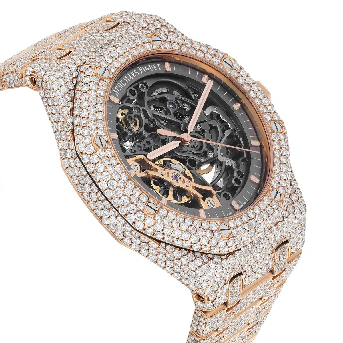 Audemars Piguet Royal Oak 15407OR.OO.1220OR.01 Double Balance Wheel Iced Out – image 5