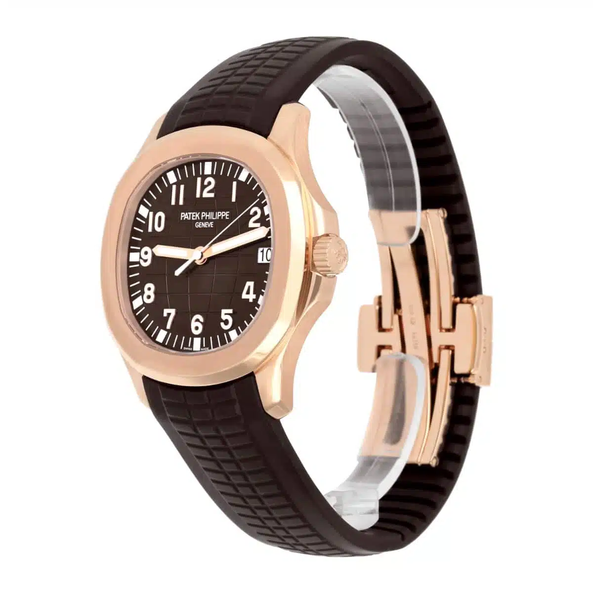 Patek Philippe Aquanaut 5167R Rose Gold With Brown Rubber Watch – image 4