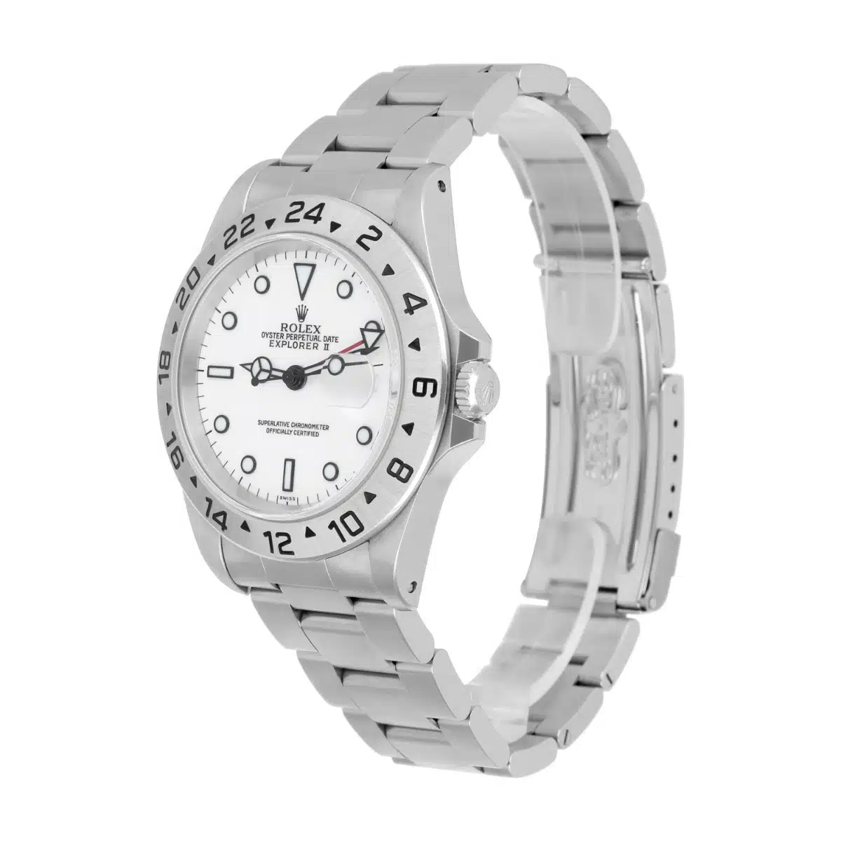 Rolex Explorer II 16570 40mm Stainless Steel White Dial Men's Watch 2001 – image 4
