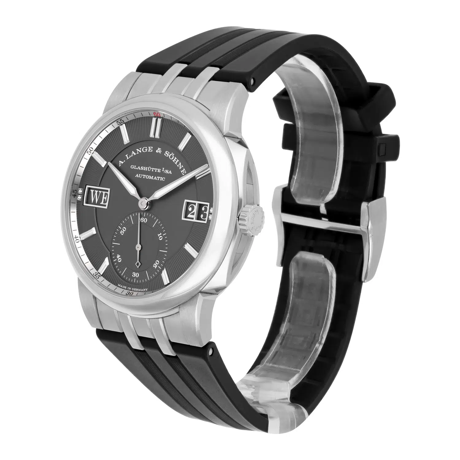 A. Lange & Sohne Odysseus 40mm Automatic Gray Dial White Gold Mens Watch 363.068 – image 3