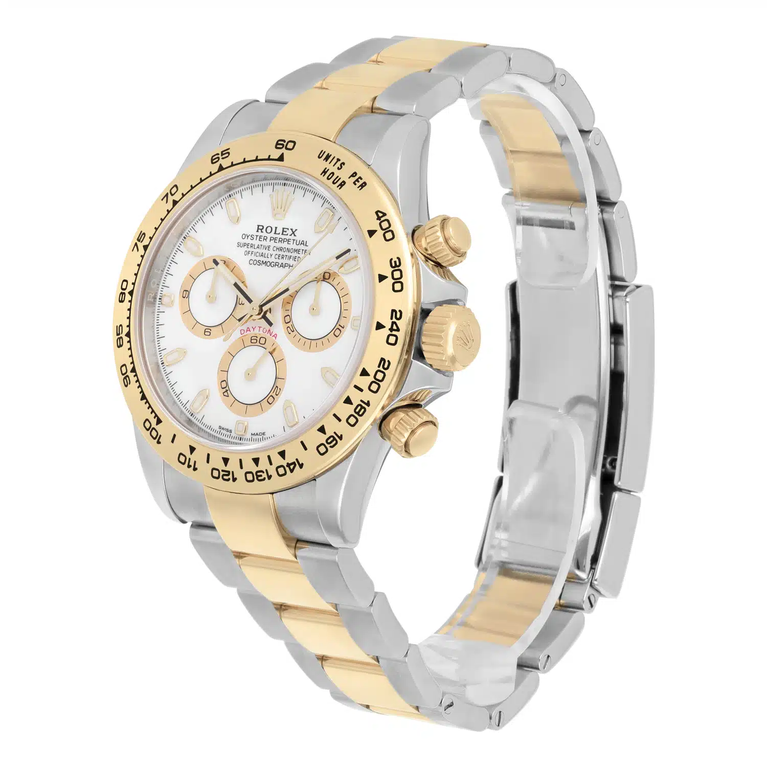 Rolex Cosmograph Daytona Stainless Steel/Yellow Gold White Dial Watch 116503 - 2022 – image 5