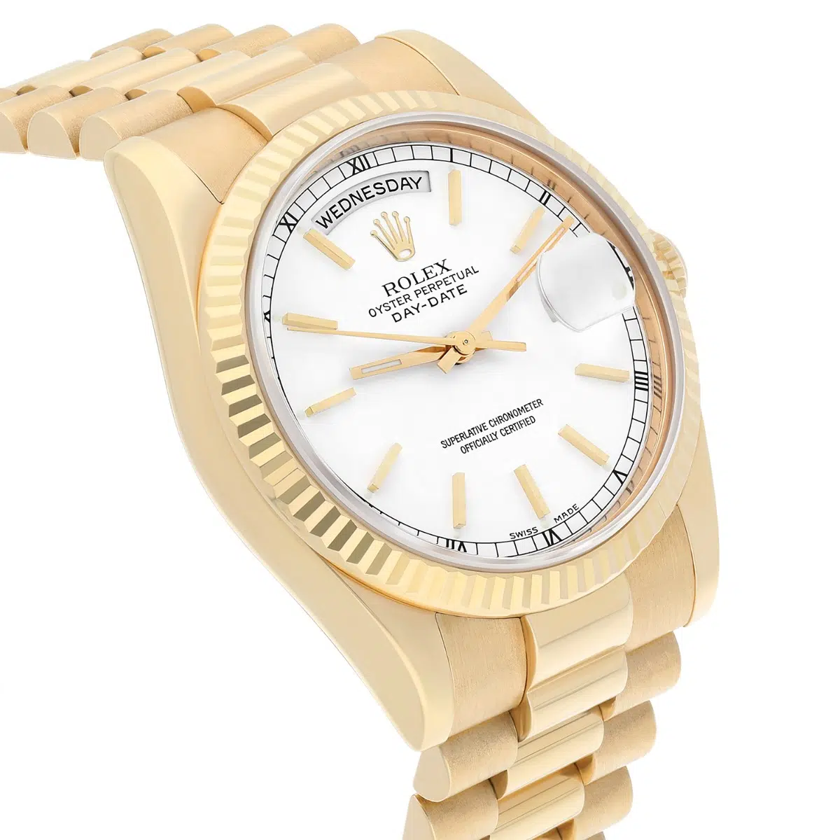 Rolex 18K Yellow Gold 36mm Day-Date President 118238 Mint Condition Complete – image 4
