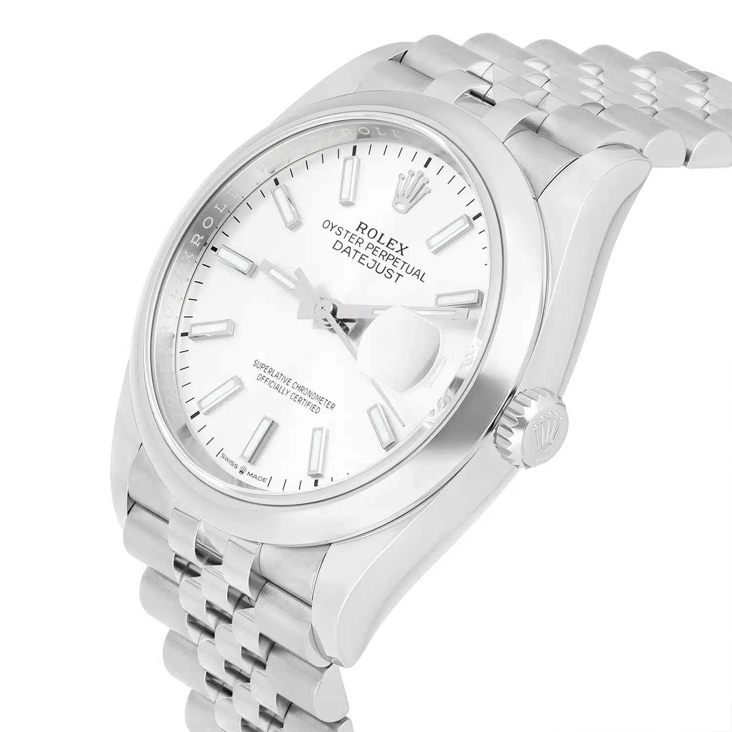 Rolex Datejust 36mm Jubilee Steel Silver Dial Automatic Mens Watch 126200 - 2023 – image 4