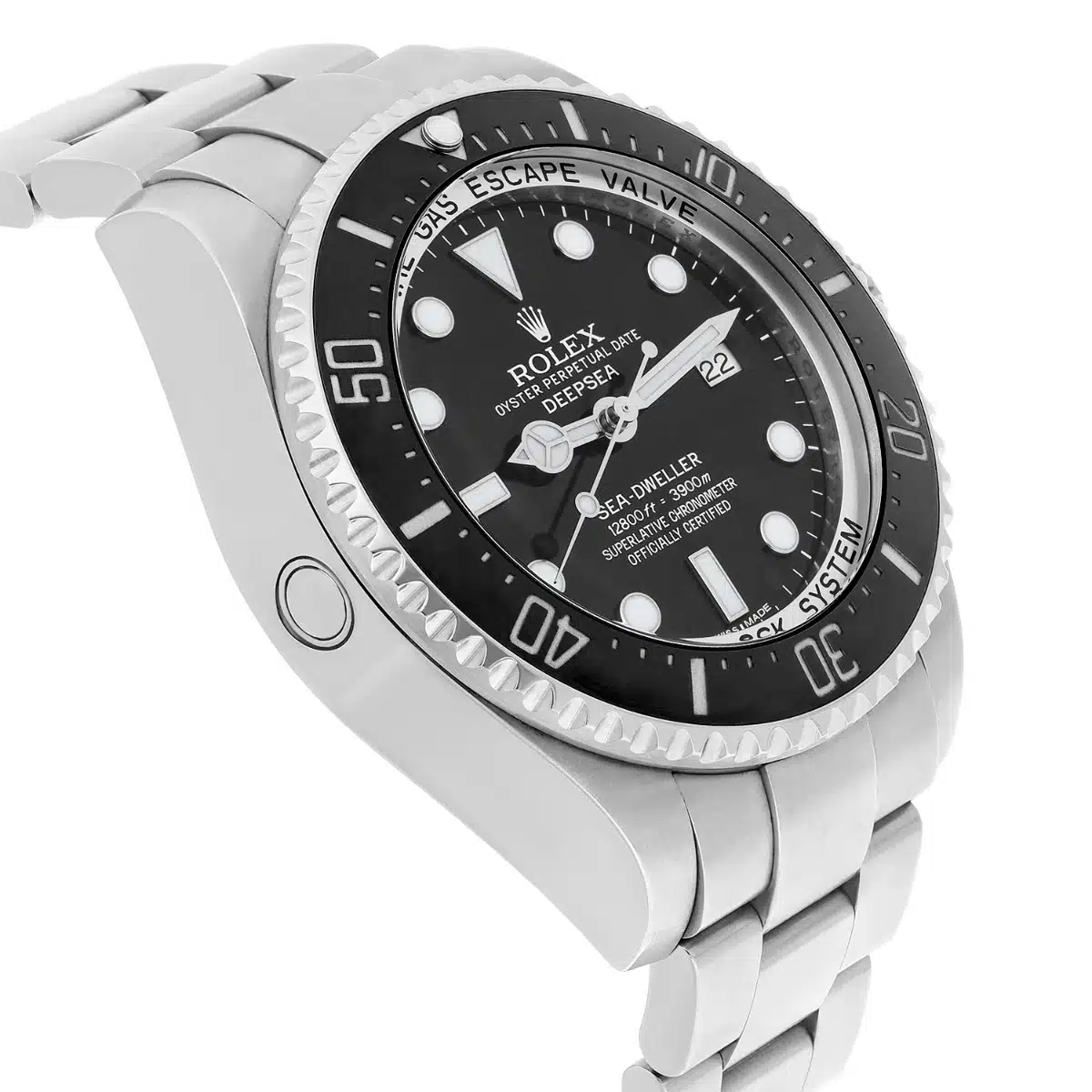 Rolex Black Dial Sea-Dweller 44mm 116660 Stainless Steel Oyster Watch – image 4