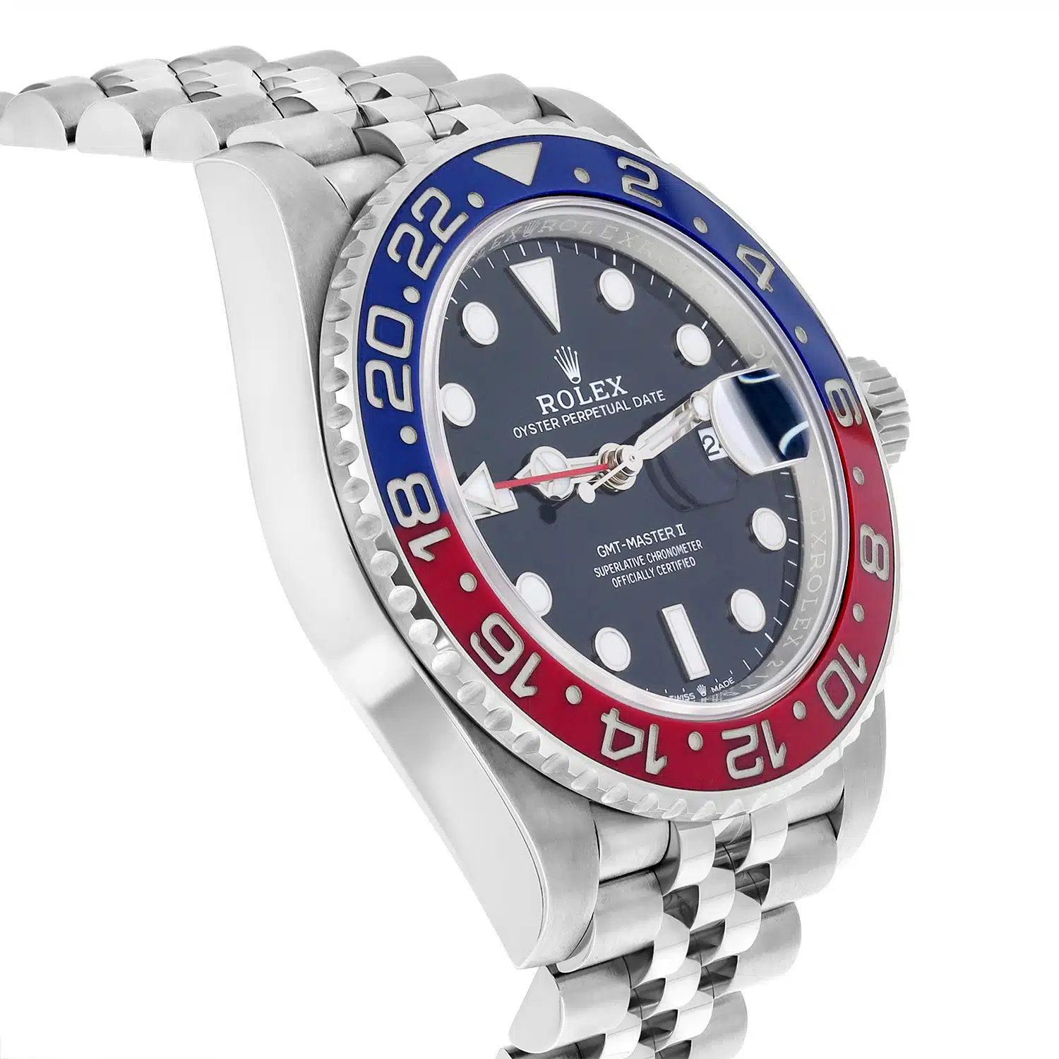 Rolex GMT-Master II Steel & Ceramic "Pepsi" Jubilee Watch 126710BLRO Complete – image 3