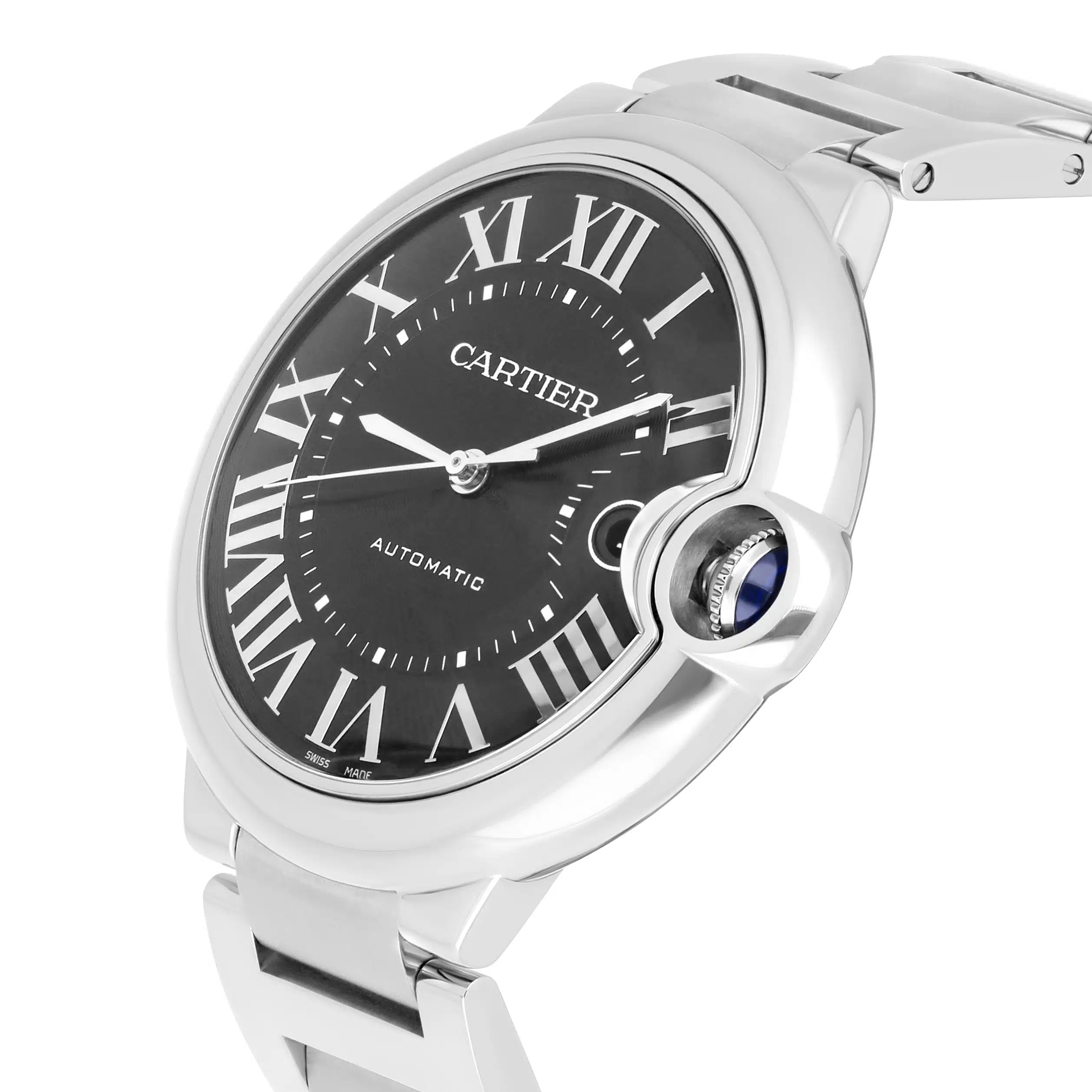 Cartier Ballon Bleu Automatic Grey Dial Stainless Steel Mens Watch WSBB0060 – image 4