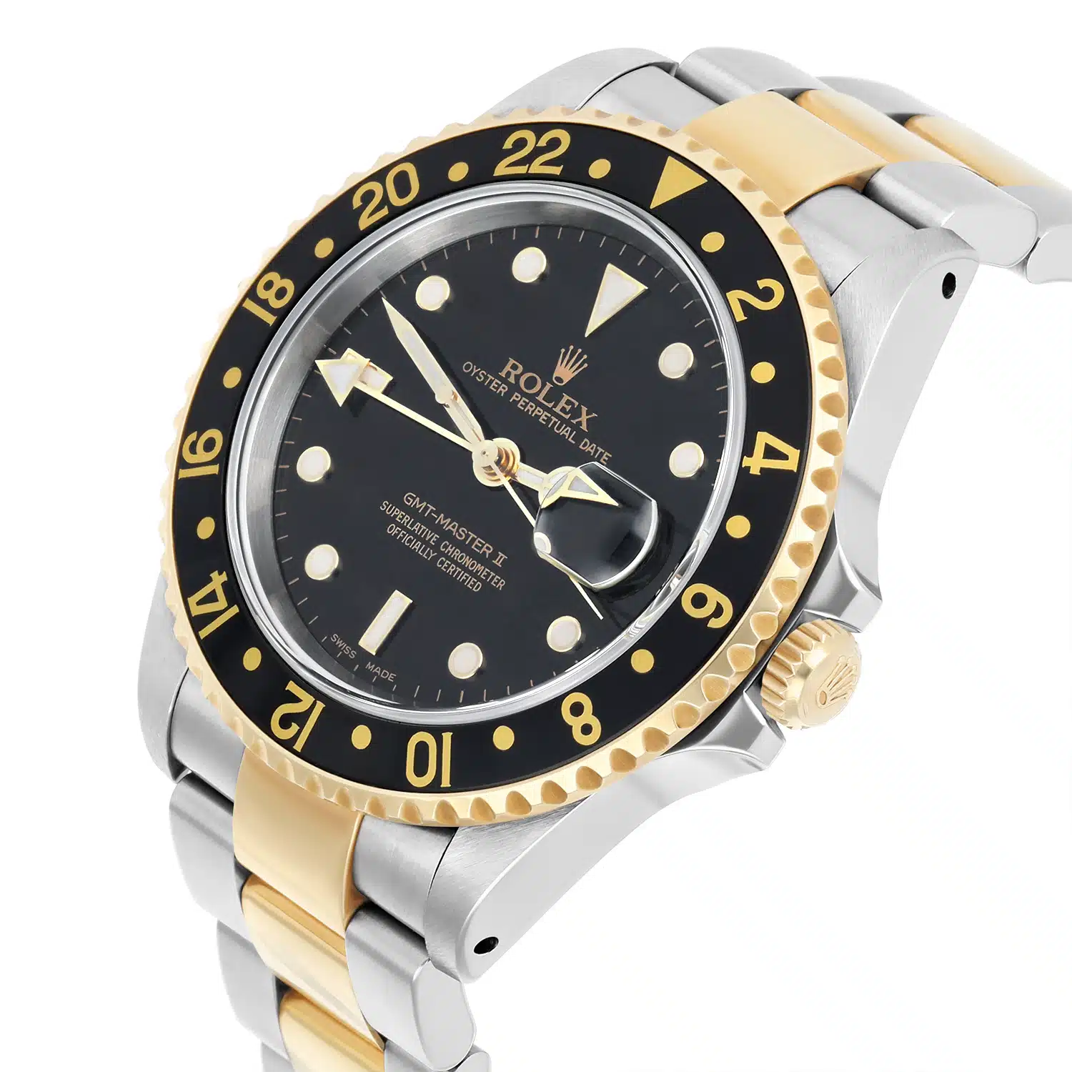 Rolex GMT-Master II 16713 18K & Stainless Steel Black Dial 40mm Watch – image 5
