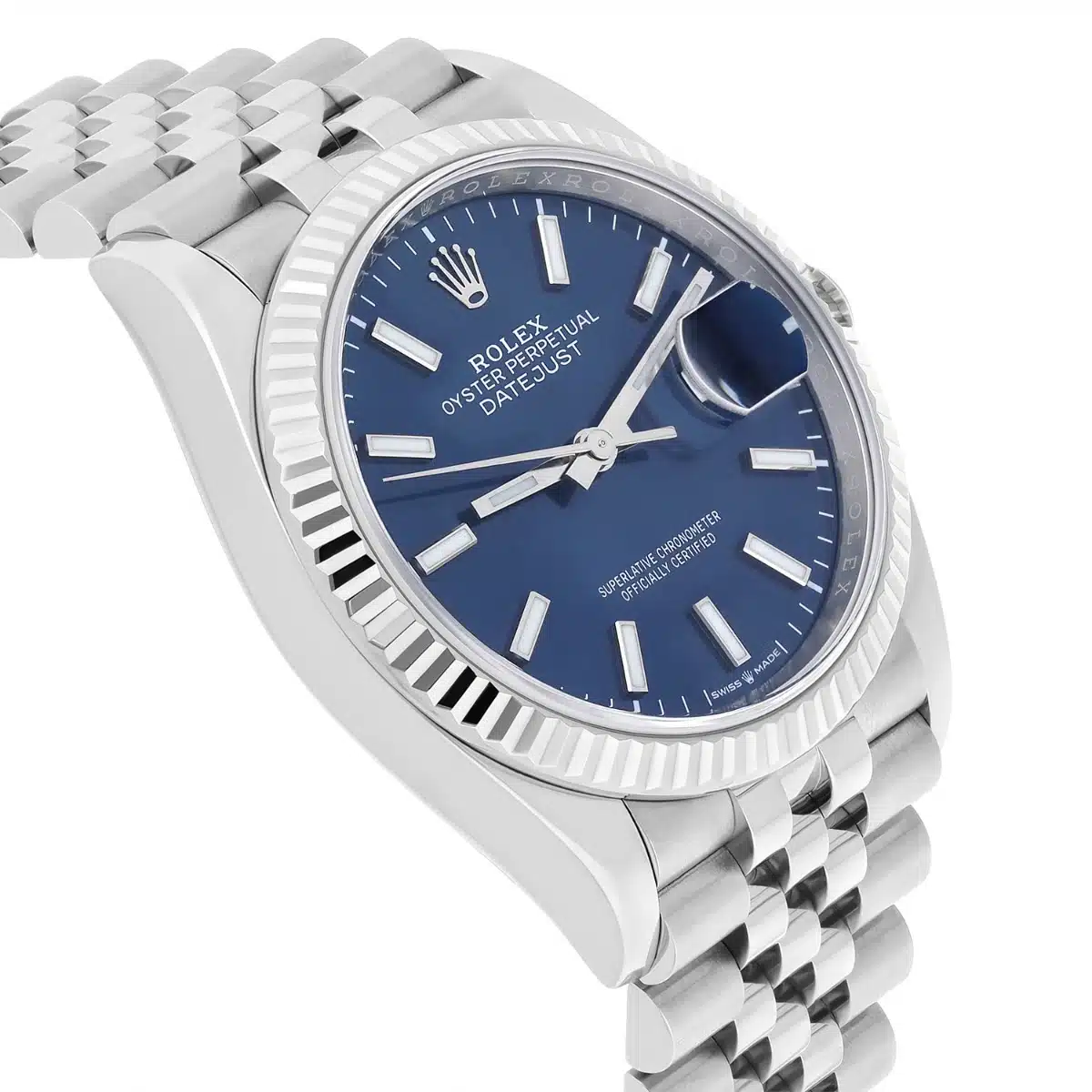 Rolex Datejust 126234 Steel 36mm Blue Index Dial Jubilee Bracelet Box/Papers 2021 – image 5