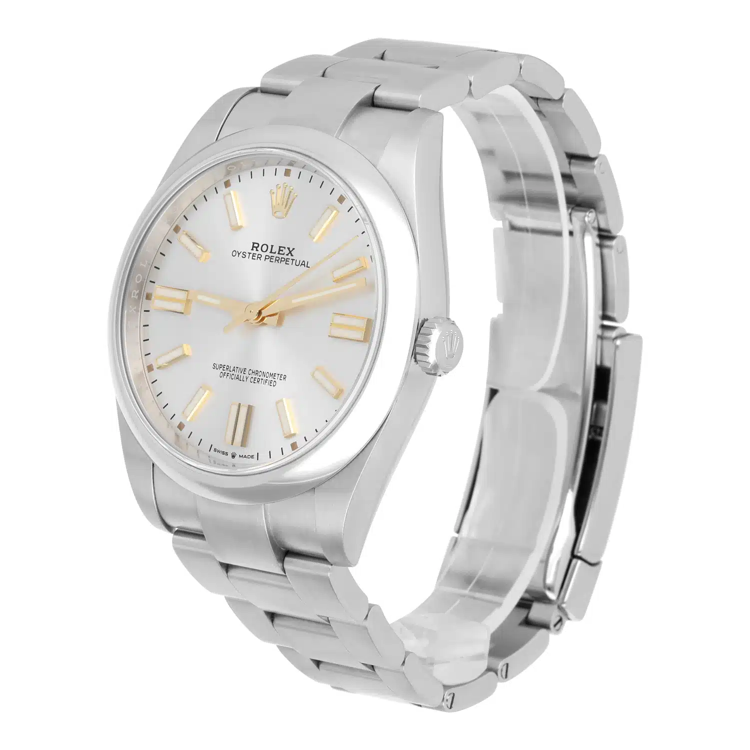 Rolex Oyster Perpetual 124300-0001 41 Silver Dial Stainless Steel Mens Watch – image 4