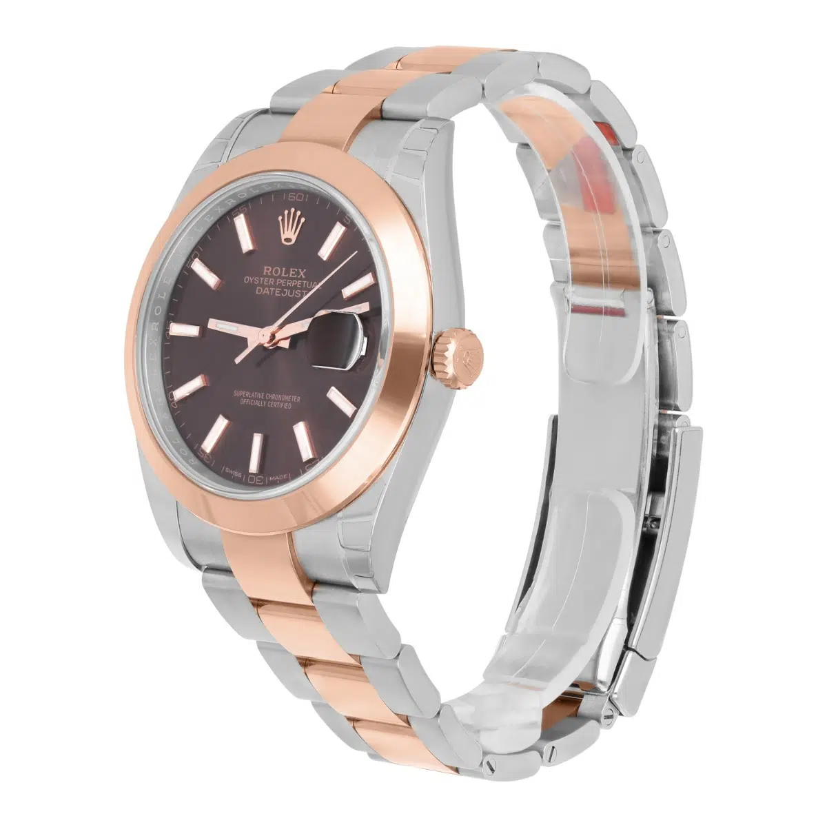 Rolex Datejust 41mm 126301 Stainless Steel/Rose Gold Jubilee Mens Watch – image 4