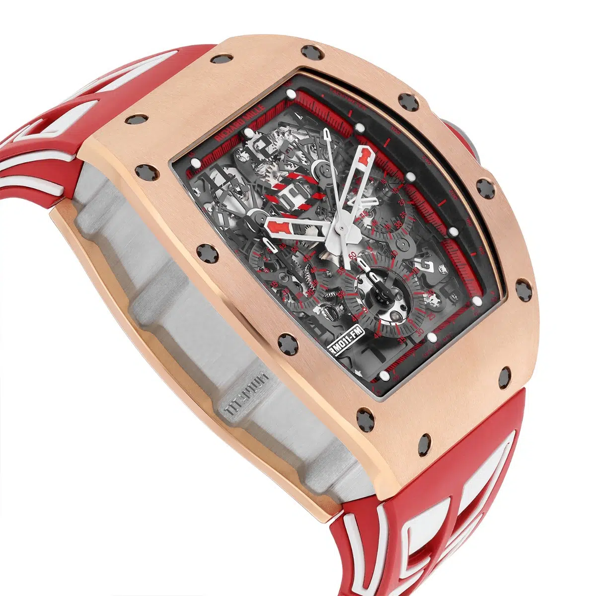 Richard Mille Men's Watch RM011-FM Felipe Massa Chronograph 'Red Demon' Rose Gold – image 5