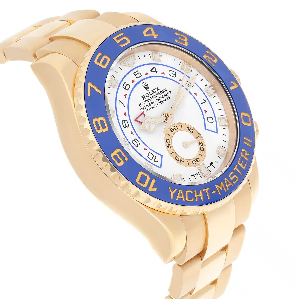 Rolex Yacht-Master II 116688 Mercedes Hands 18k Yellow Gold Watch Box Papers – image 5
