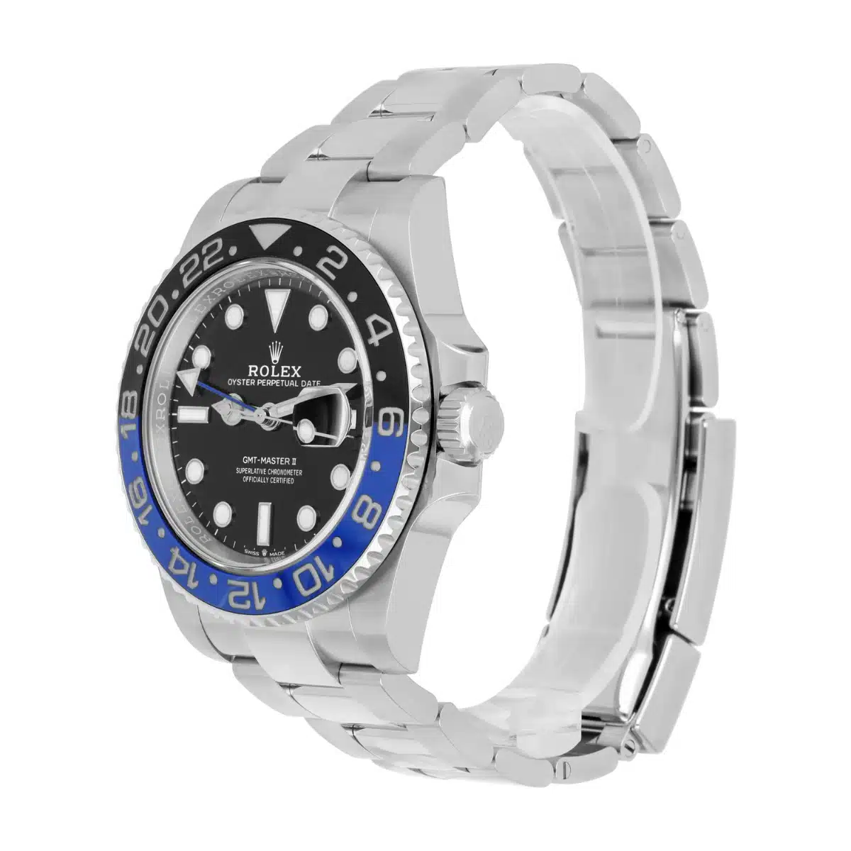 Rolex GMT-Master II 126710 Batman Black/Blue Ceramic Bezel Oyster Stainless Steel Watch – image 3