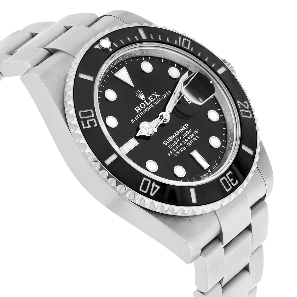 Rolex Submariner Date 126610LN Stainless Steel with Black Dial Oyster Bracelet Watch - 2025
