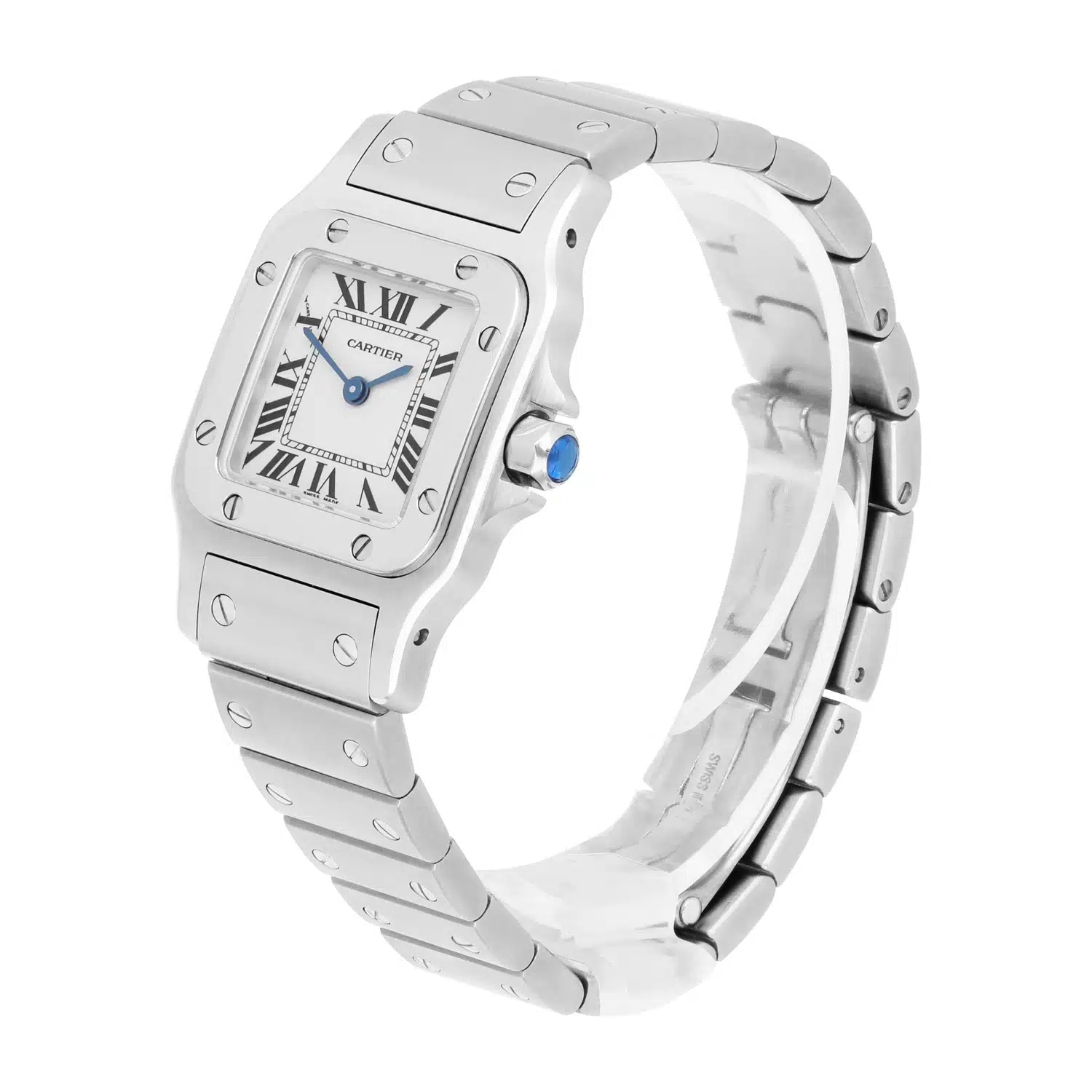 Cartier Santos Galbée Silver Dial Small Steel Ladies Watch W20056D6/1565 – image 3