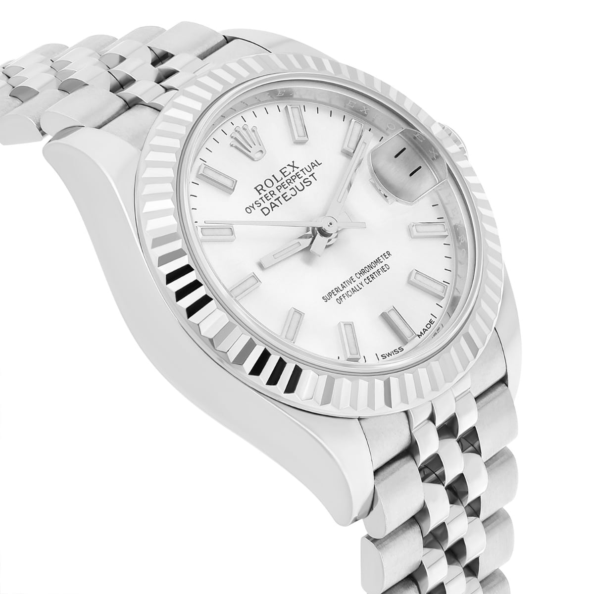 Rolex Datejust 28mm 279174 Ladies Watch Silver Dial Jubilee Stainless Steel