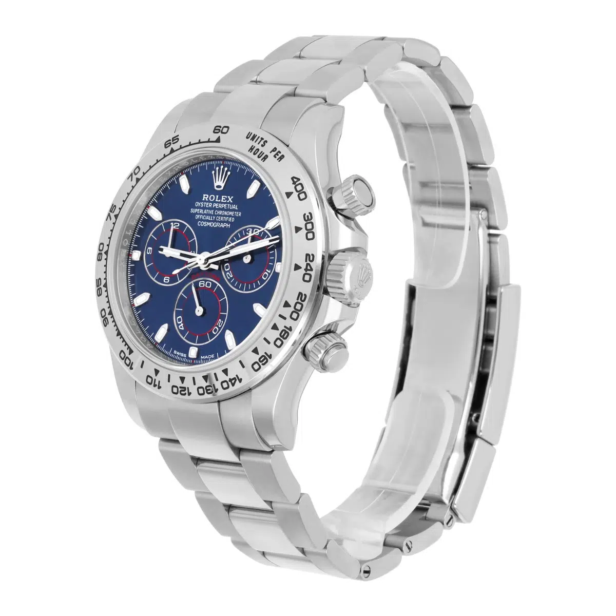 Rolex Cosmograph Daytona White Gold 40mm Blue Dial 116509 Complete 2020 – image 3