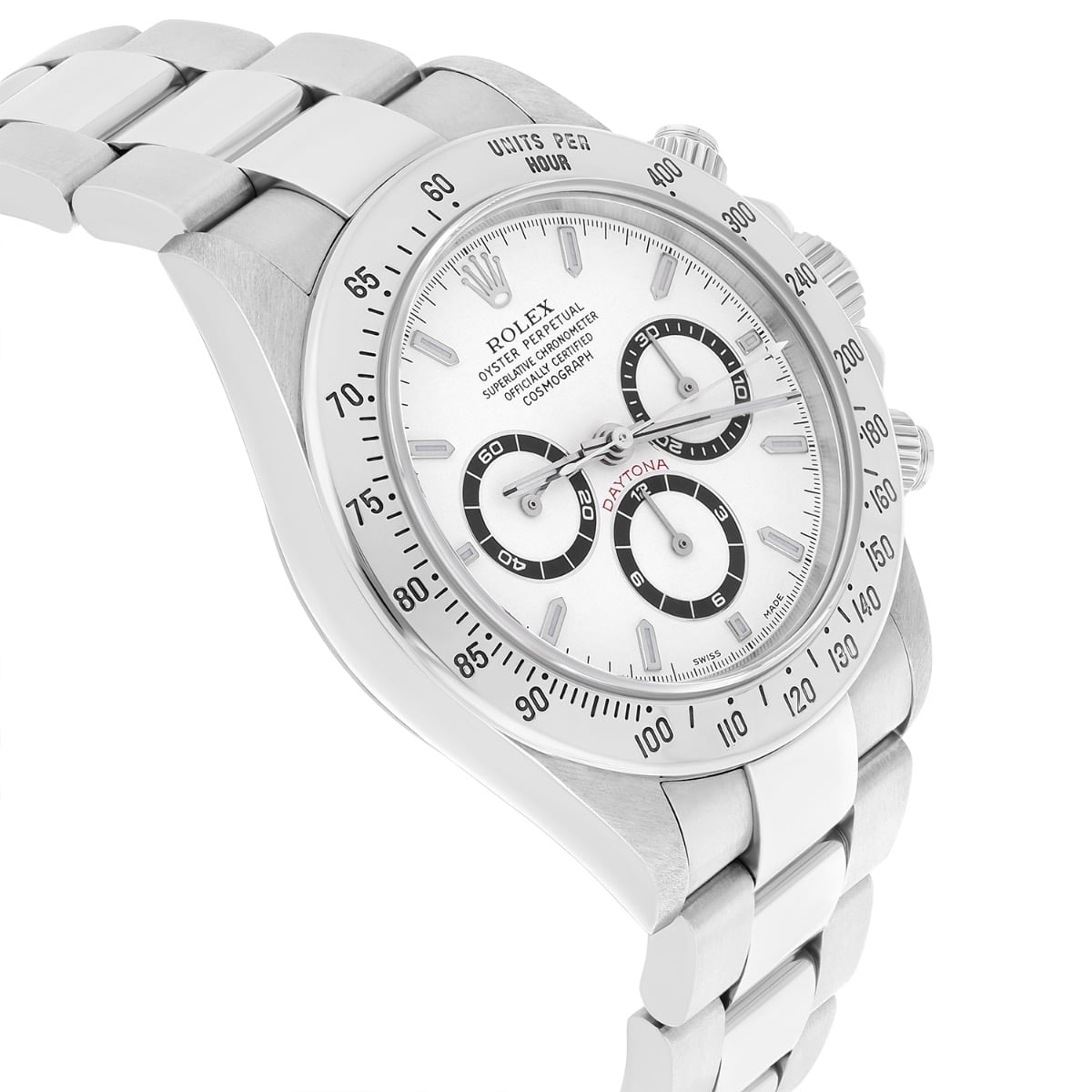 Rolex Cosmograph Daytona 16520 White Dial Zenith Movement Circa 1999 Box/Papers