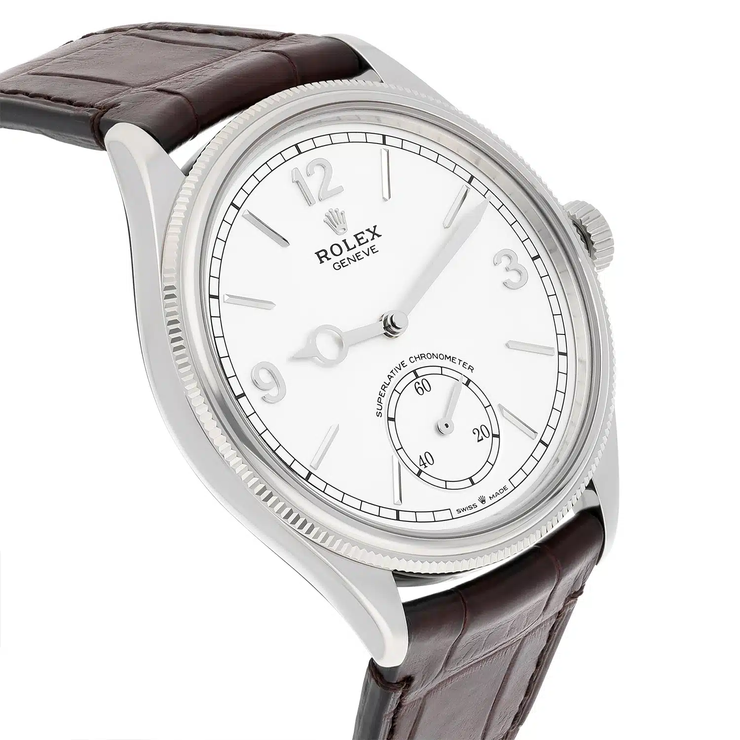 Rolex Perpetual 1908 Ref. 52509-0006 - 18kt White Gold 39mm White Dial – image 3