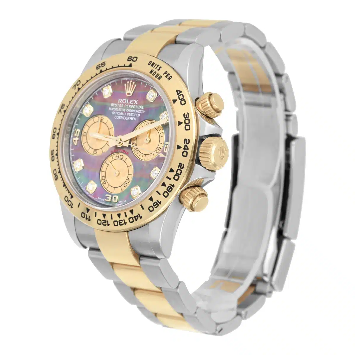 Rolex Daytona Steel/Yellow Gold Watch Tahitian MOP Diamond Dial 116503 – image 3