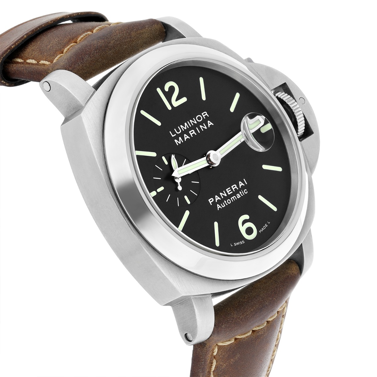 Panerai Luminor Marina PAM00104 Small Second Date Automatic Men's Watch