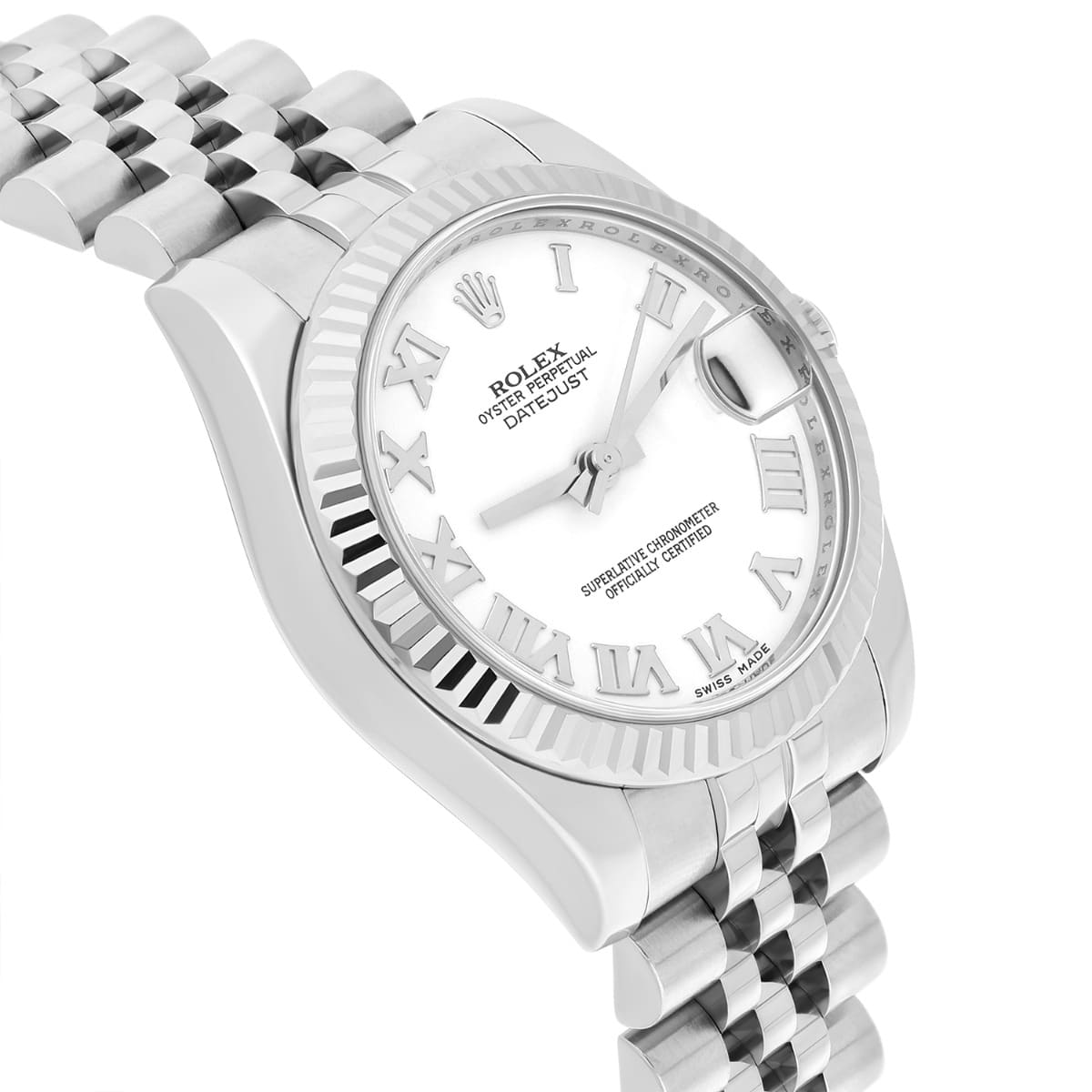 Rolex Datejust 31mm 178274-0073 Complete Stainless Jubilee White Dial Midsize Watch