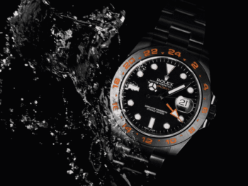 Rolex Explorer II Black PVD/DLC Coated Stainless Steel Watch Orange Numerals Bezel 216570 – alternate view