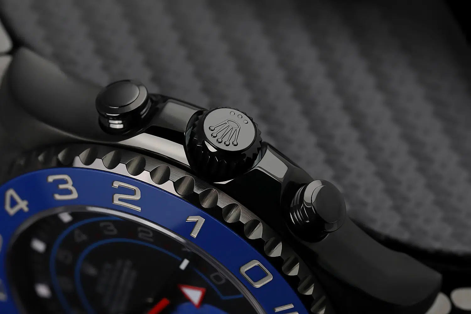 Rolex Yacht-Master II Black Dial PVD/DLC Coated Stainless Steel Watch 116680 – image 5