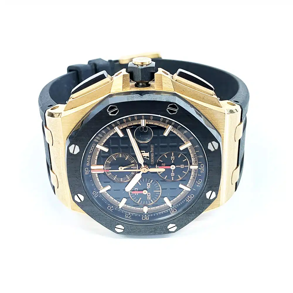 Audemars Piguet Royal Oak Offshore Chronograph 26401RO.OO.A002CA.02 44mm Rose Gold with Black Dial Watch 2018 – image 4