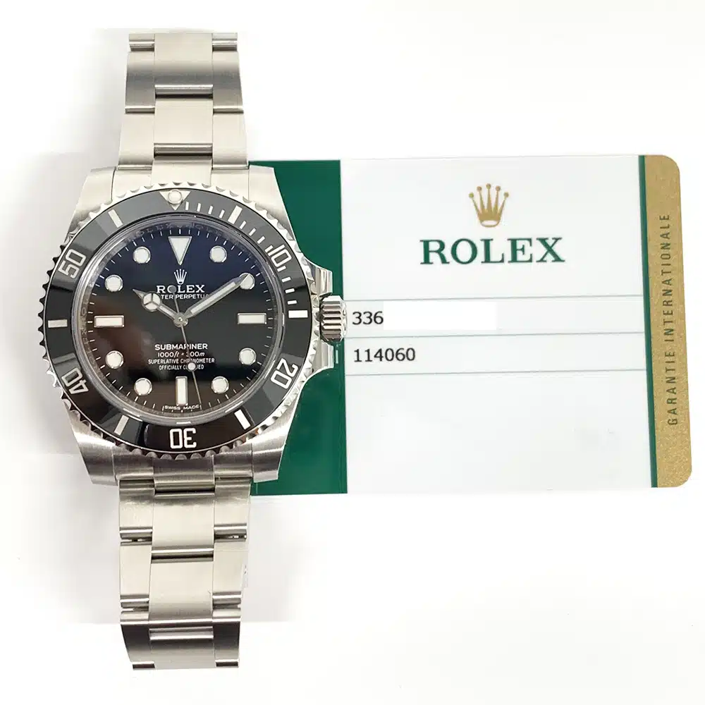 Rolex Oyster Submariner 40mm 114060Stainless Steel with Black Dial Watch 2018 – image 2