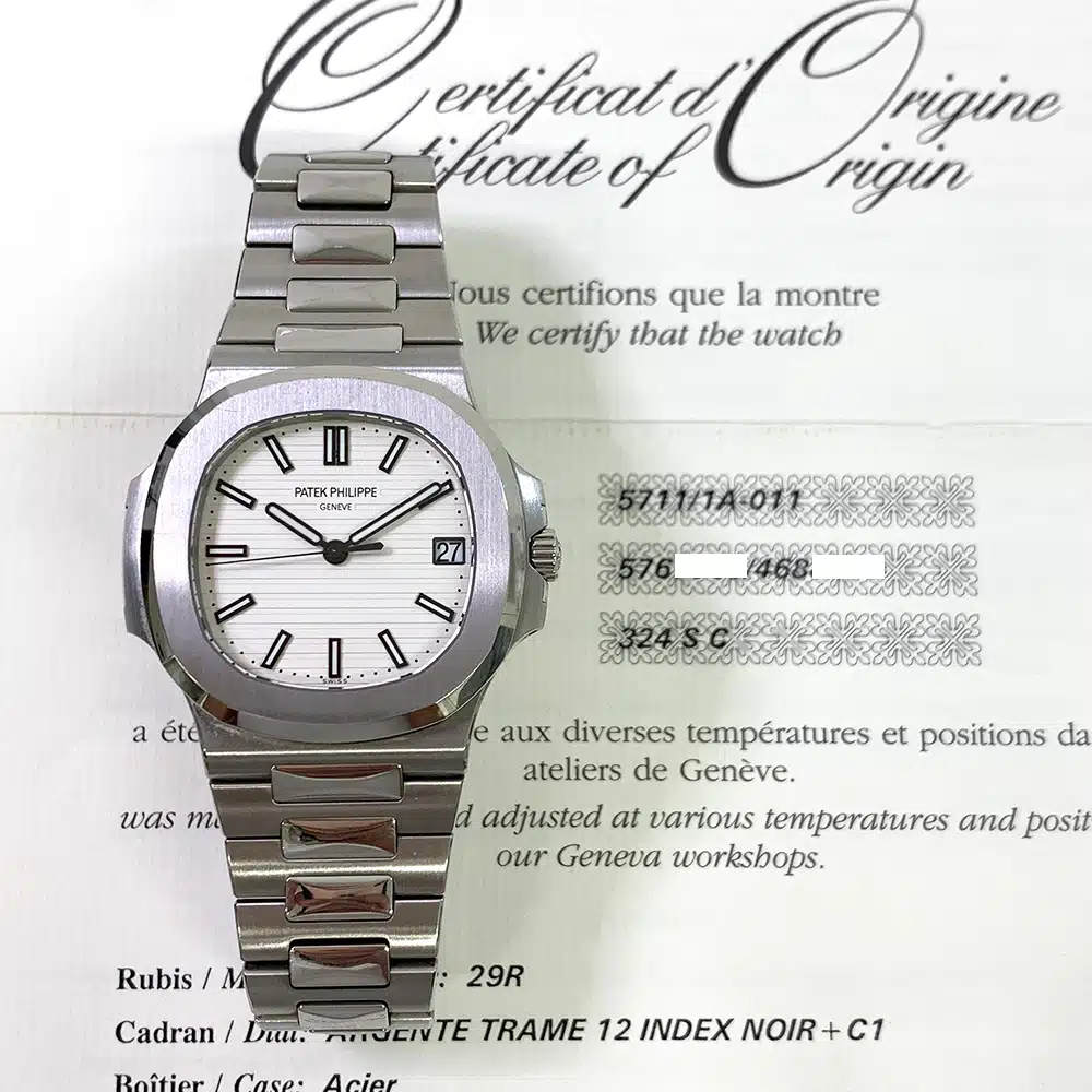 Patek Philippe Nautilus 5711/1A-011 Stainless Steel Watch White Dial 2014 – image 3