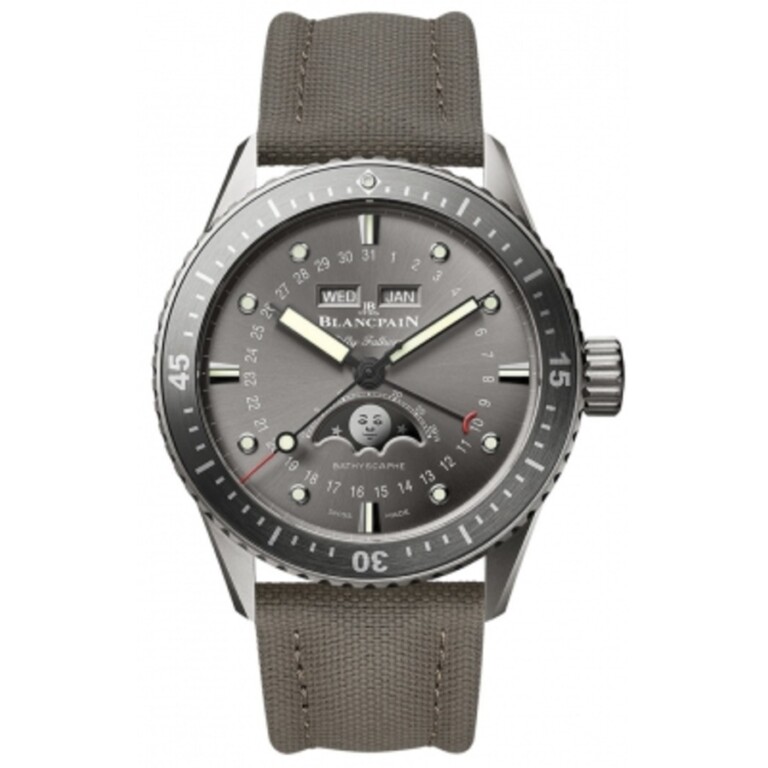 Blancpain Fifty Fathoms 5054-1210-G52A Grey Fabric Strap And Grey Dial Watch 2024