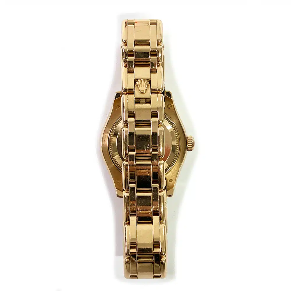 Rolex Pearlmaster 29mm 80315 Rose Gold Watch Chocolate Roman Dial – image 4