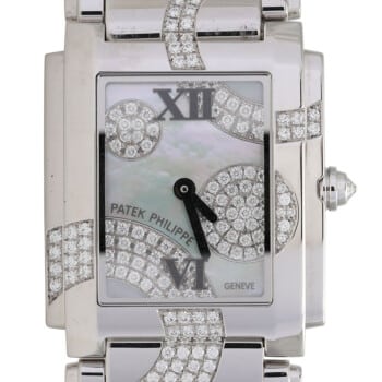 Patek Philippe Twenty~4 4910/49g White Gold Watch (White)
