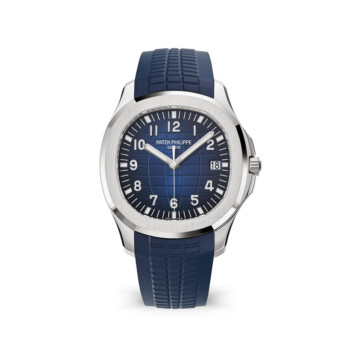 Patek Philippe Aquanaut 5168G-001 42.2mm White Gold with Blue Dial