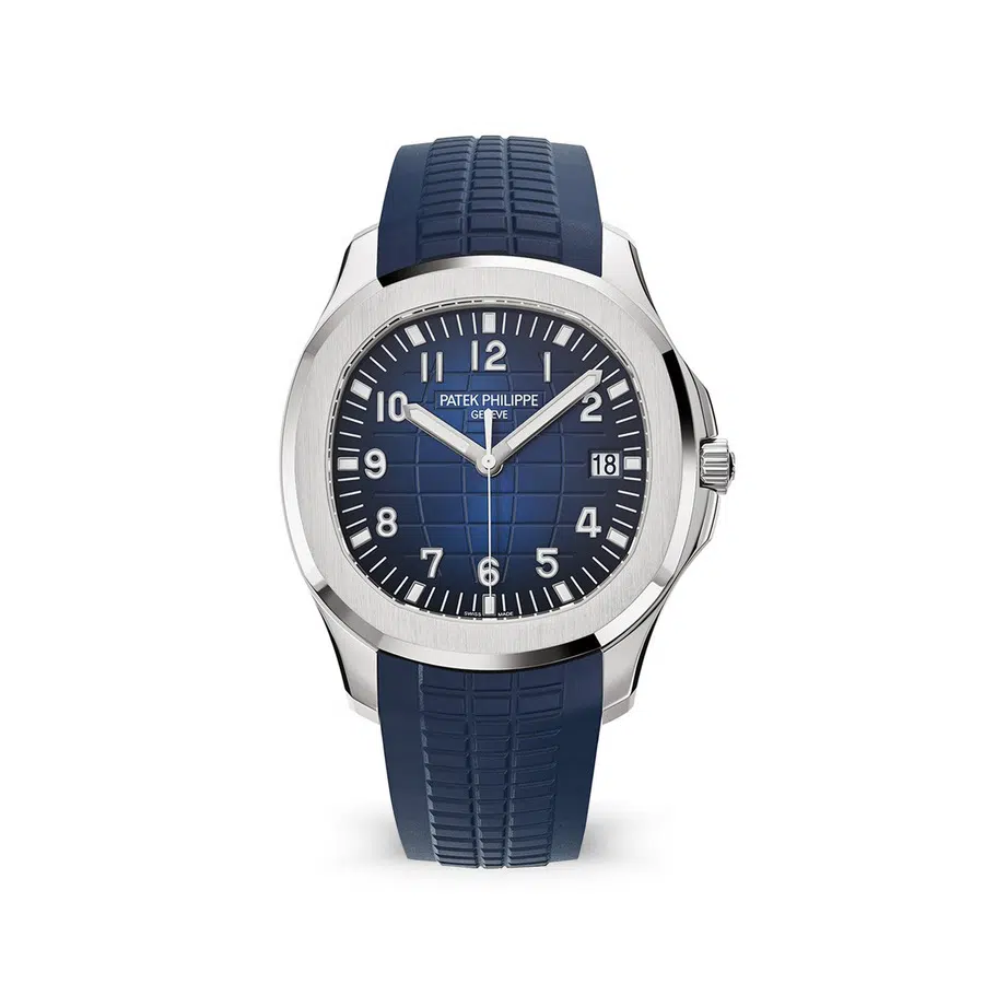 Patek Philippe Aquanaut 5168G-001 42.2mm White Gold with Blue Dial