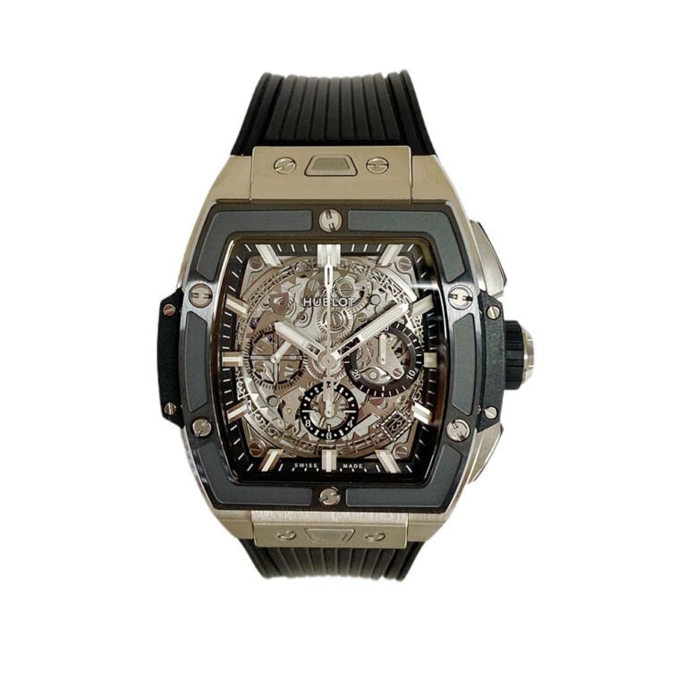 Hublot Spirit of Big Bang 642.NM.0170.RX 42mm titanium watch, skeleton dial